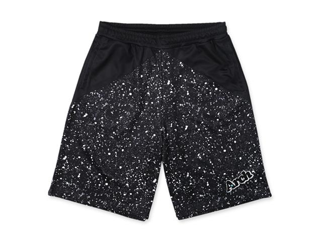 Arch paint splatter shorts