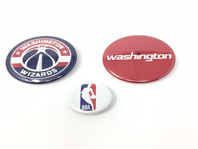 NBA 缶バッチ (3個セット) WIZARDS