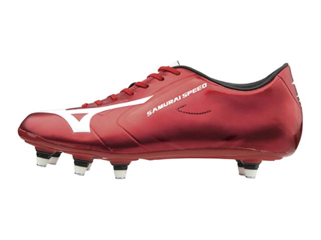 スパイク／ラグビー用／ミズノ／28.0／赤／R1GA171162／新品・未使用品 MIZUNO（ミズノ） サムライスピード 2 レッド×ホワイト 【MIZUNO