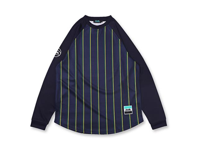 Arch trad stripe L/S tee [DRY]