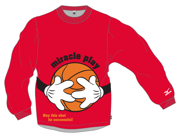 Mizuno Disneyミッキーミラクルプレイ長袖tシャツ 54sp240 バスケットボール用品 スポーツショップgallery 2