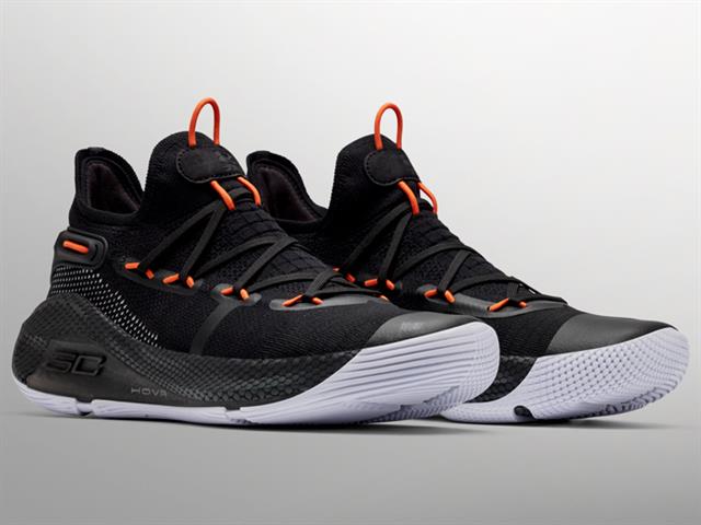 curry 6 black and orange