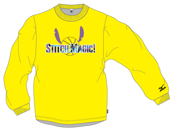 Mizuno Disneyスティッチマジック長袖tシャツ 54sp244 バスケットボール用品 スポーツショップgallery 2