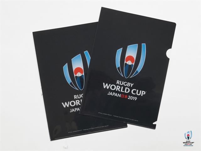 ラグビーワールドカップ2019日本大会 クリアファイル2枚セット BLK