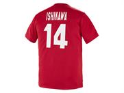 ASICS バレーボール男子日本代表 応援Tシャツ（番号入り） 2053A087