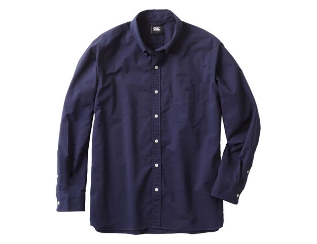 ロングスリーブ ストレッチ ボタンダウン シャツ (メンズ)