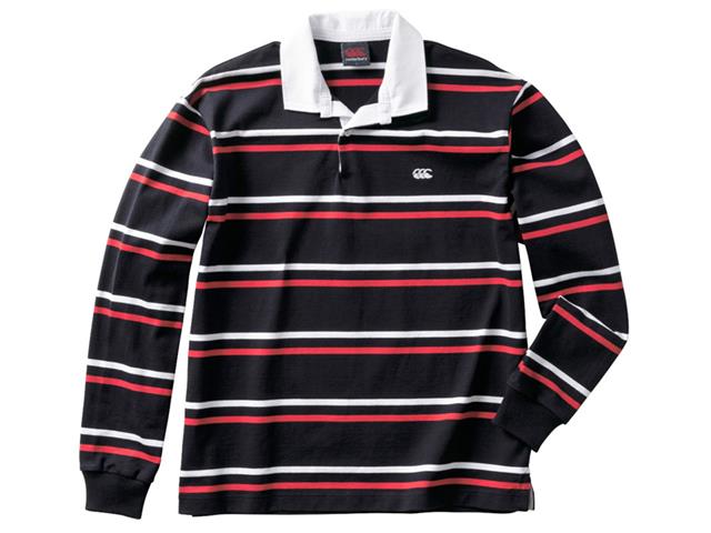 Canterbury ワラタス ラグビーシャツ CANTERBURY L/S STRIPE RUGBY JERSEY (ユニセックス) RA40045
