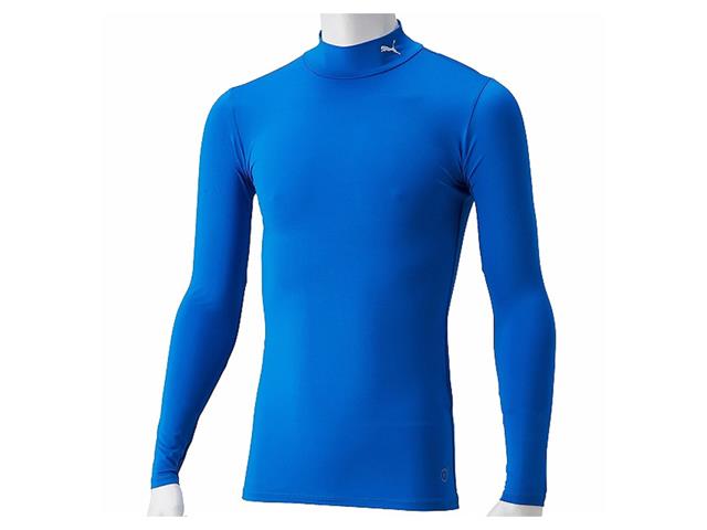 コンプレッションジュニアモックネックLSシャツ