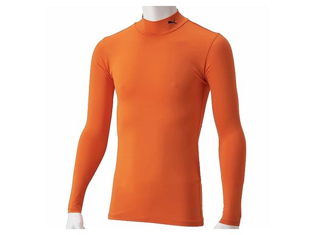 コンプレッションジュニアモックネックLSシャツ