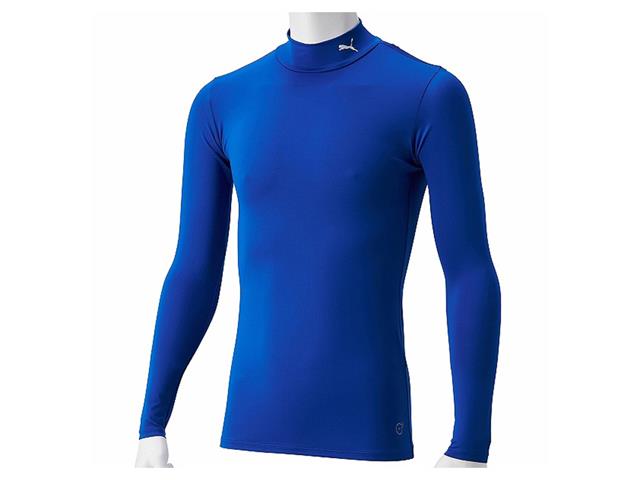 コンプレッションジュニアモックネックLSシャツ