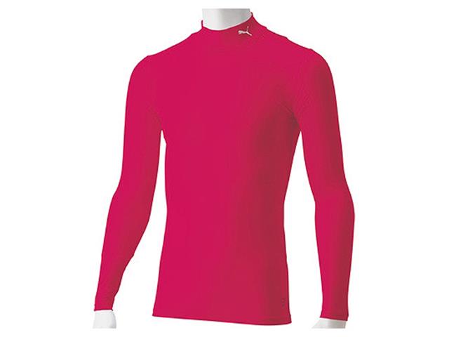コンプレッションジュニアモックネックLSシャツ