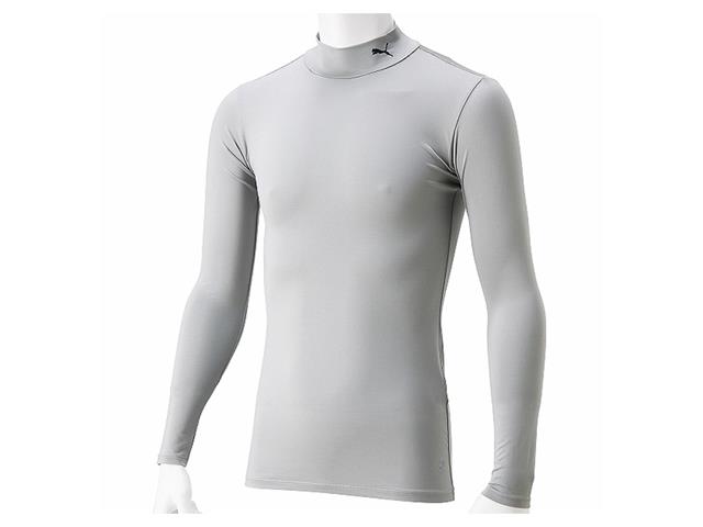 コンプレッションジュニアモックネックLSシャツ