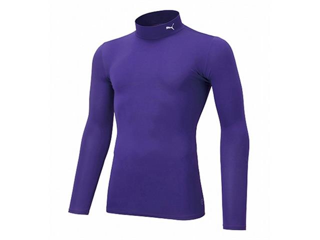 コンプレッションジュニアモックネックLSシャツ