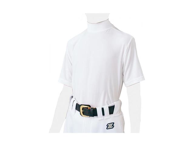 519円 激安通販の ゼット 野球 子供用 ハイネック半袖アンダーシャツ ライトフィットアンダーシャツ