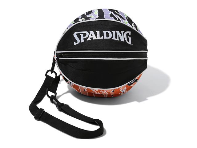 801円 ◆高品質 SPALDING BALL BAG ボールバック マルチカモ グリーン×オレンジ