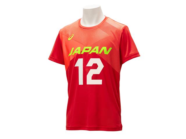 ASICS バレーボール男子日本代表番号応援Tシャツ 2053A150 | バレーボール用品 | スポーツショップGALLERY・2