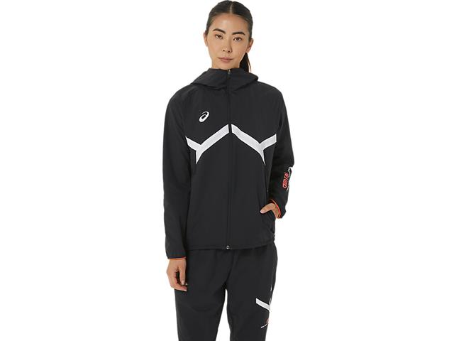 ASICS ウイメンズA-I-Mストレッチクロスフーディージャケット 2032C773 