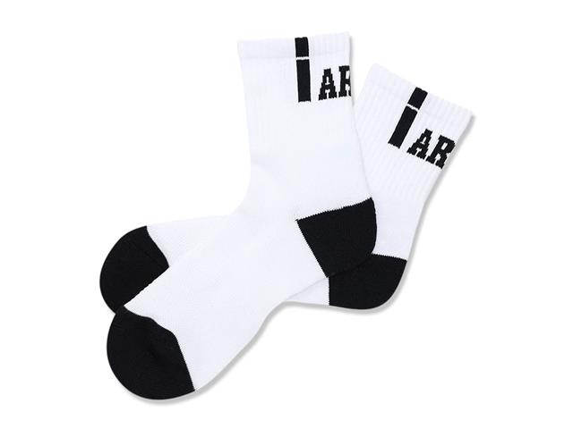 Arch vertical crew socks