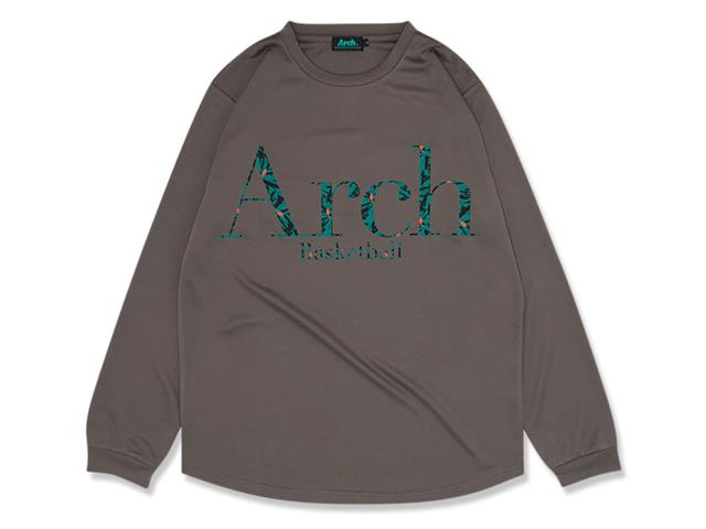 Arch brushed bloom L/S tee [DRY]