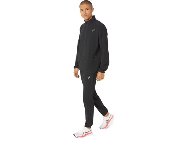 か*ん様 【新品未使用】ASICS/ストレッチウーブン セットアップ /ブラック ASICS アシックス ストレッチウーブンスリムジャケット&スリムパンツ
