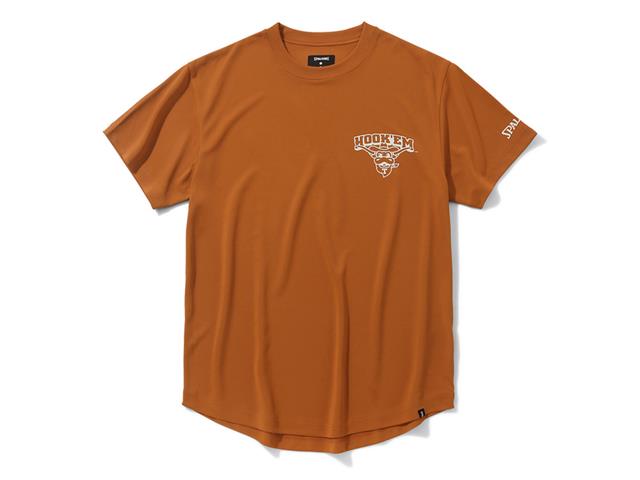 Tシャツ テキサス HOOK'EM マーク ラウンドヘム