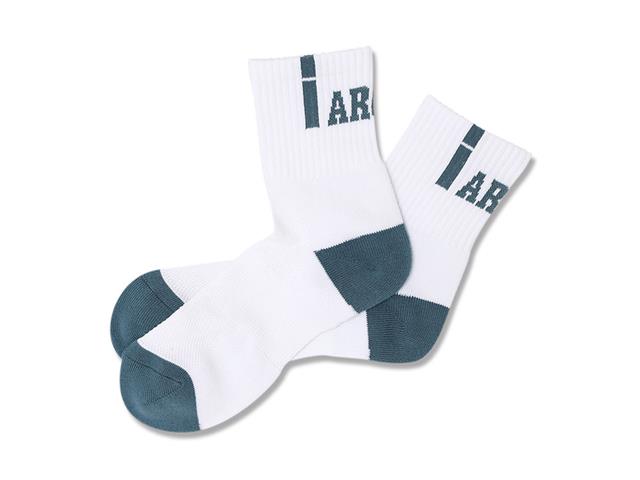 Arch vertical crew socks
