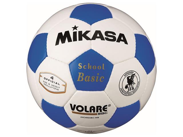 MIKASA サッカーボール 検定球4号 SVC402SBC-WB | フットサル
