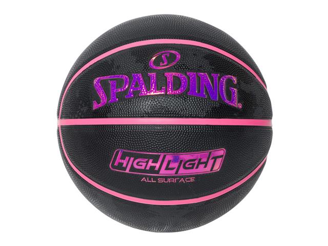 SPALDING ハイライト ピンク ラバー 6号球 85-158J | バスケットボール