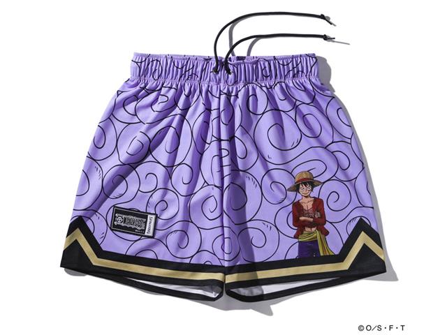 SPALDING ジャージーショーツ ONE PIECEゴムゴムの実 SMP25107P