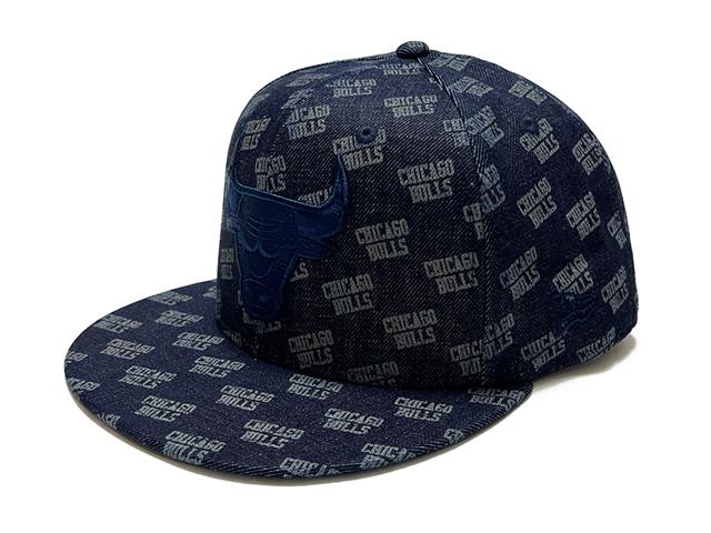 59FIFTY Laser Burn Out シカゴ・ブルズ デニム ネイビー