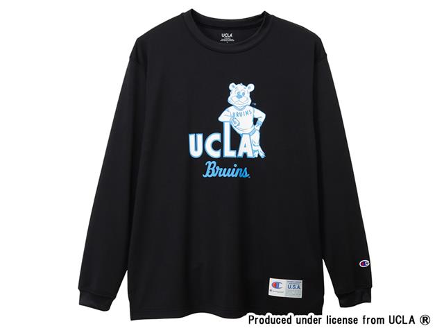UCLA バスケットボール クロップドTシャツ Champion UCLA ロングスリーブTシャツ C3-CB462 | バスケットボール
