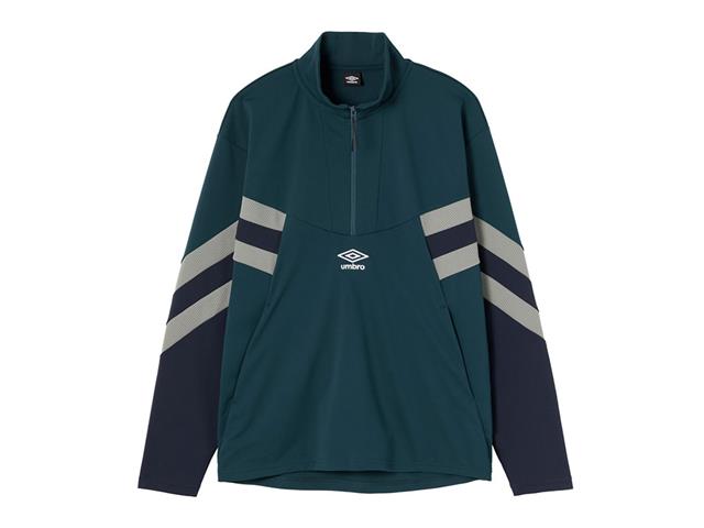 UMBRO 【THE THIRD】ウォームアップハーフジップトップ UF5FJG11M