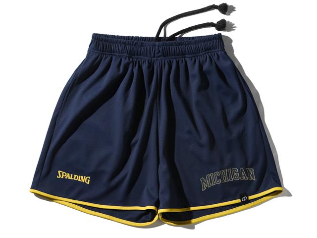 SPALDING プラクティスパンツ ミシガン アーチロゴ ヘム SMP25143M