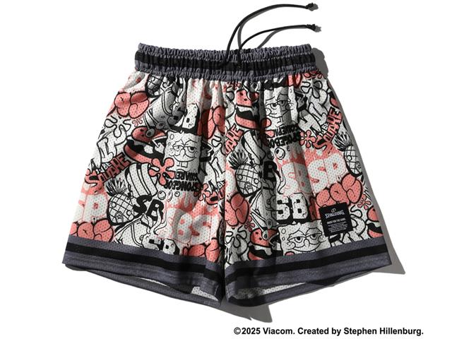 ジャージーショーツ スポンジ・ボブ グラフィティ