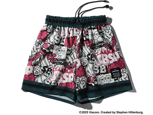 ジャージーショーツ スポンジ・ボブ グラフィティ