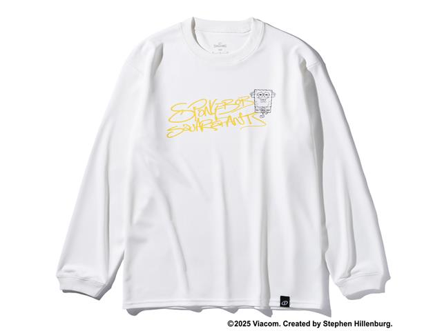 ジュニア ロングスリーブTシャツ スポンジ・ボブ グラフィティ