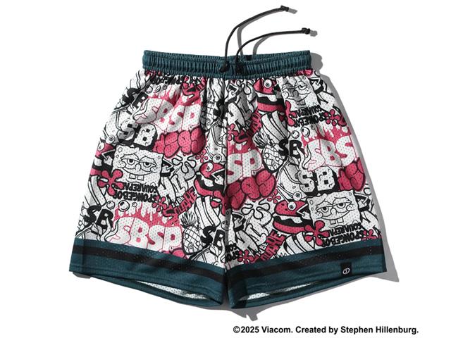 ジュニア ジャージーショーツ スポンジ・ボブ グラフィティ