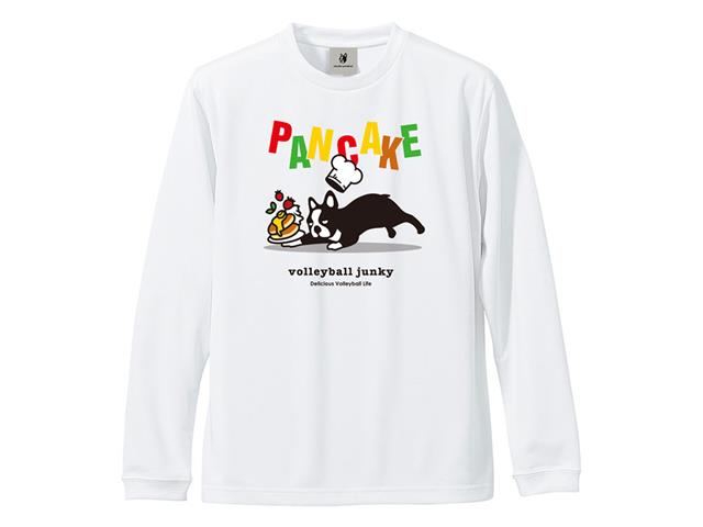 【確認画像】DEATHVALLEY×ポンキッキーズ　アニメシャツ　デスバレー volleyball junky PANCAKE ロングスリーブストレッチDryTEE VJ25021