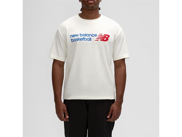 バスケットボールロゴグラフィックTシャツ