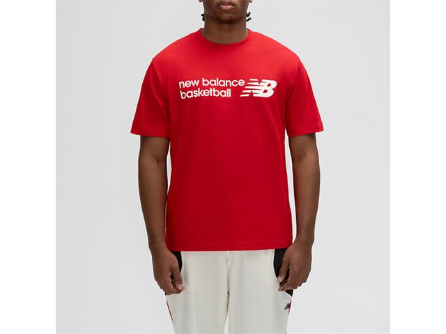 バスケットボールロゴグラフィックTシャツ