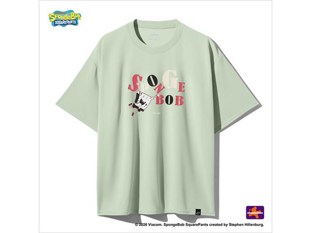 Tシャツ スポンジ・ボブ タイポグラフィ