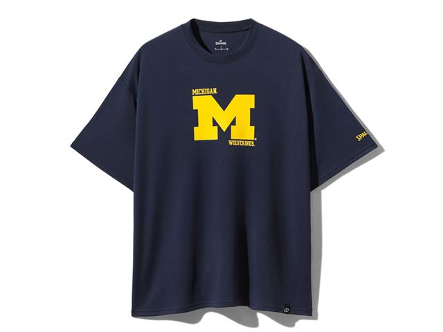 Tシャツ ミシガン ビッグ M ロゴ
