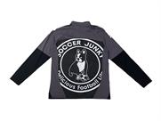 SoccerJunky パンジェルマン ハーフZIPストレッチトレーニングトップ
