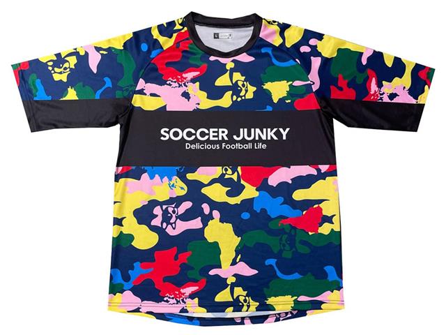 SoccerJunky MULTI camo ひんやりワークアウトシャツ SJ26A15