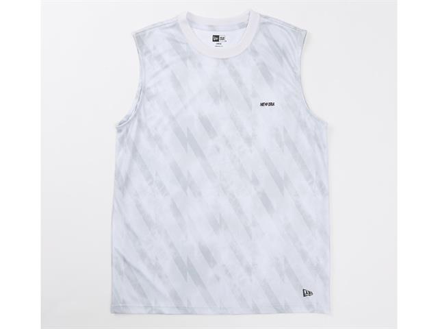 スリーブレス テックTシャツ タイダイ Allover Wordmark Logo