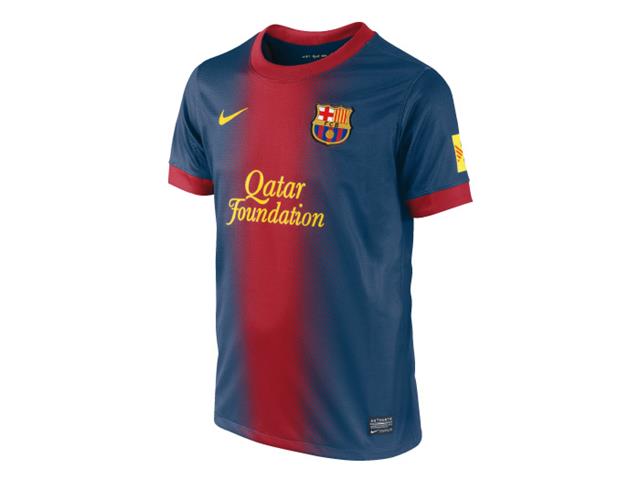 ジュニア　2012-13 バルセロナ ホームレプリカシャツ