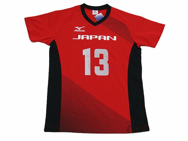JVA公認 全日本女子チーム応援Tシャツ【No.13 RISA】