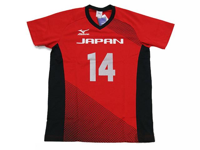 JVA公認 全日本女子チーム応援Tシャツ【No.14 EBATA】
