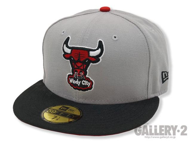 59FIFTY NBA シカゴ・ブルズ GRY/BLK