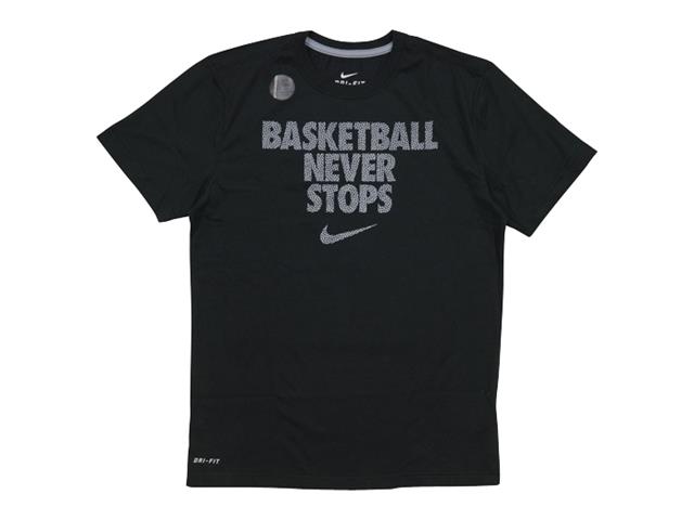 バスケットボール ネバー ストップ Tシャツ